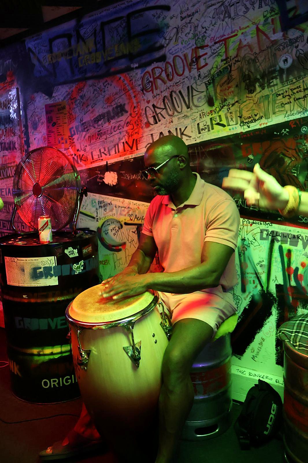 Live congas at a Soul Deep night