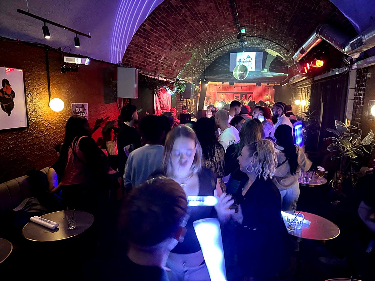 The crowd on the floor at Soul Deep