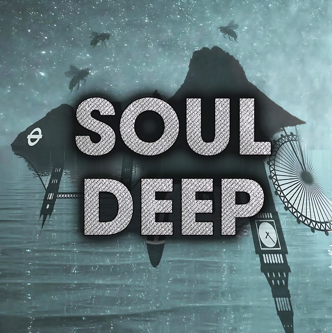 Soul Deep logo over a London skyline